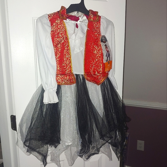 GIRLS SMALL Pirate Dress Halloween Costume Hyde And Eek - Picture 4 of 13